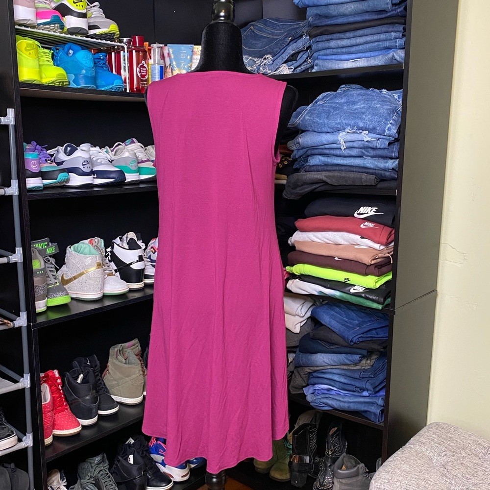 NWT Eileen Fisher Jewel Neck K/L Dress Women’s Sz Medium M - Picture 3 of 7